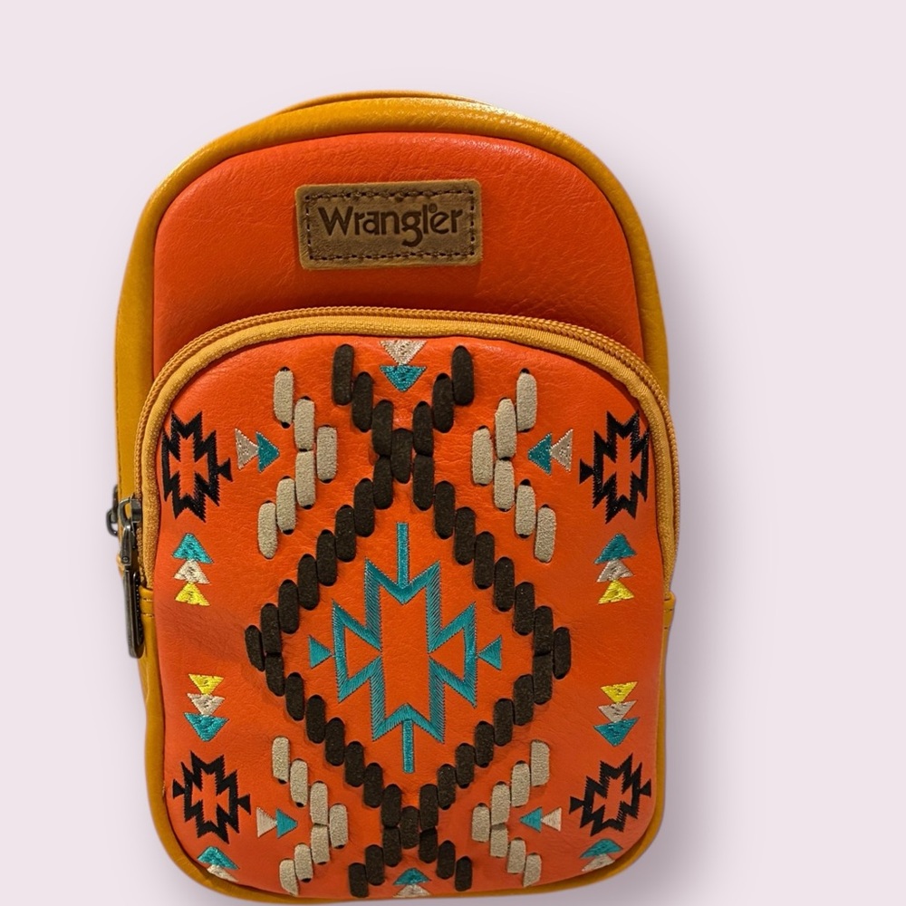 Wrangler Orange Patterned Women's Bag